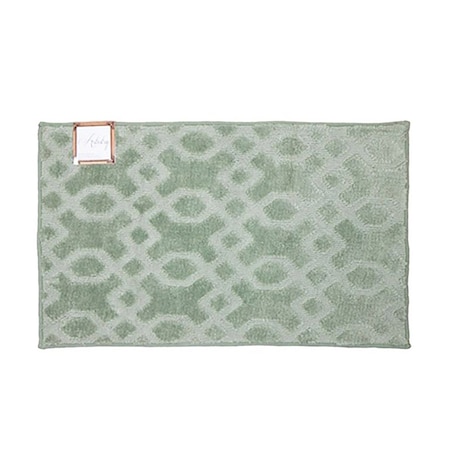 Monarch Brands Artistry Accent Rug - Geo Pattern - 20in x 34in, Sage PNP-RA-2034GEO-SG